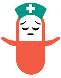 sad nurse pill